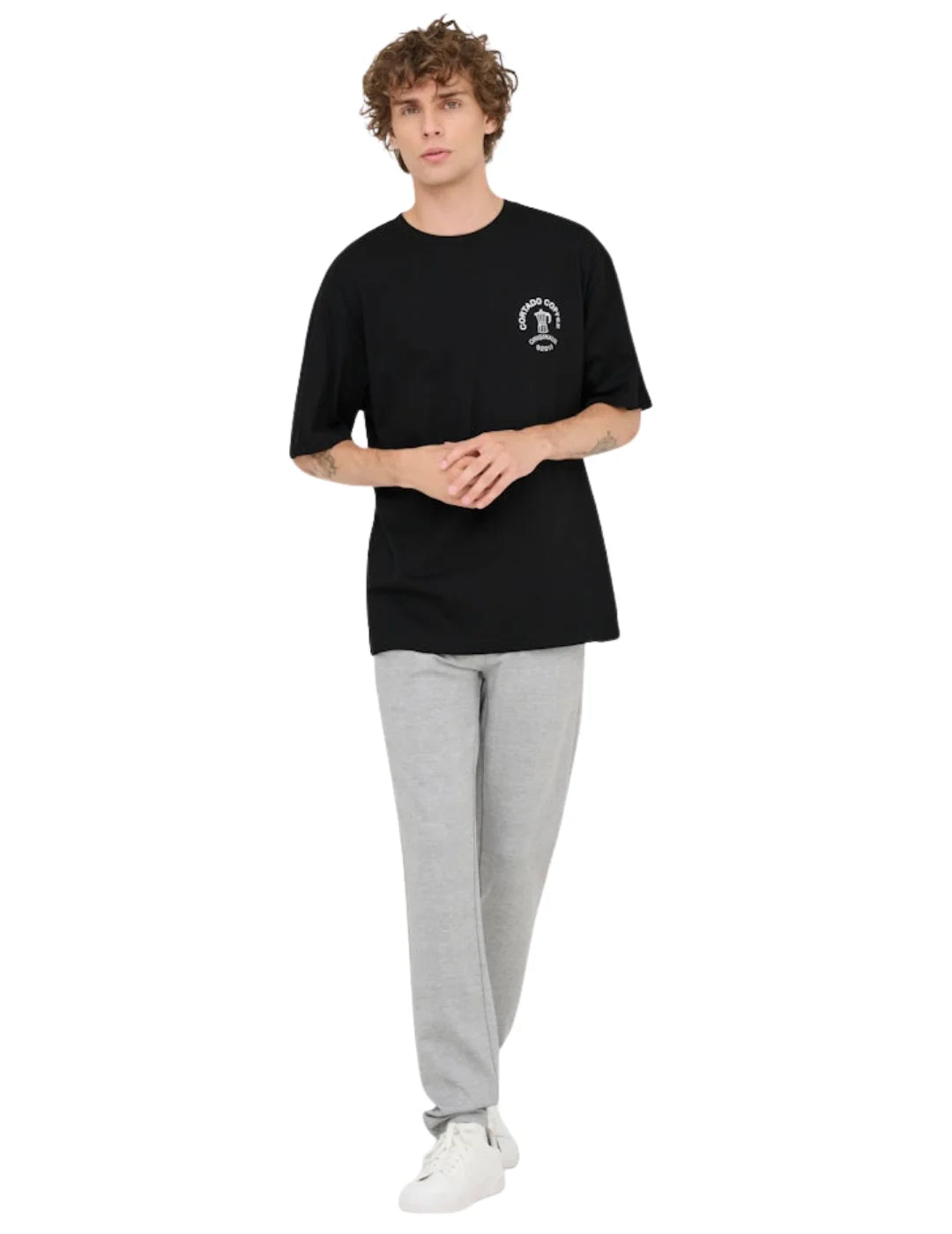 Camiseta ONLY&SONS Nathan Negro | Bicos de Fío