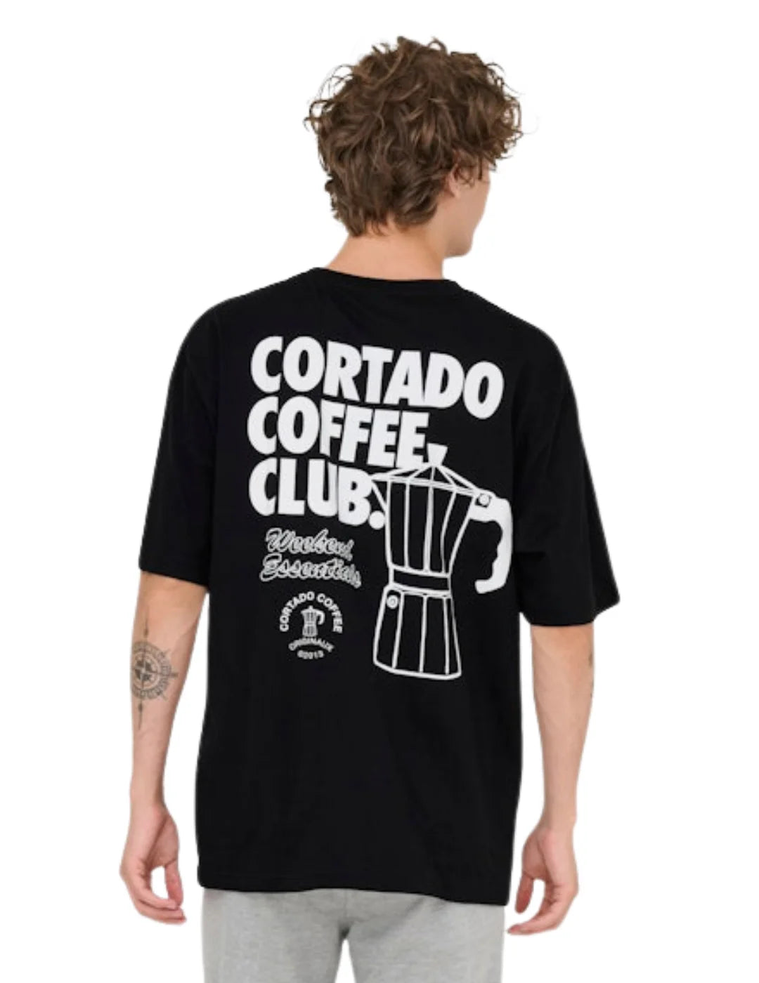 Camiseta ONLY&SONS Nathan Negro | Bicos de Fío