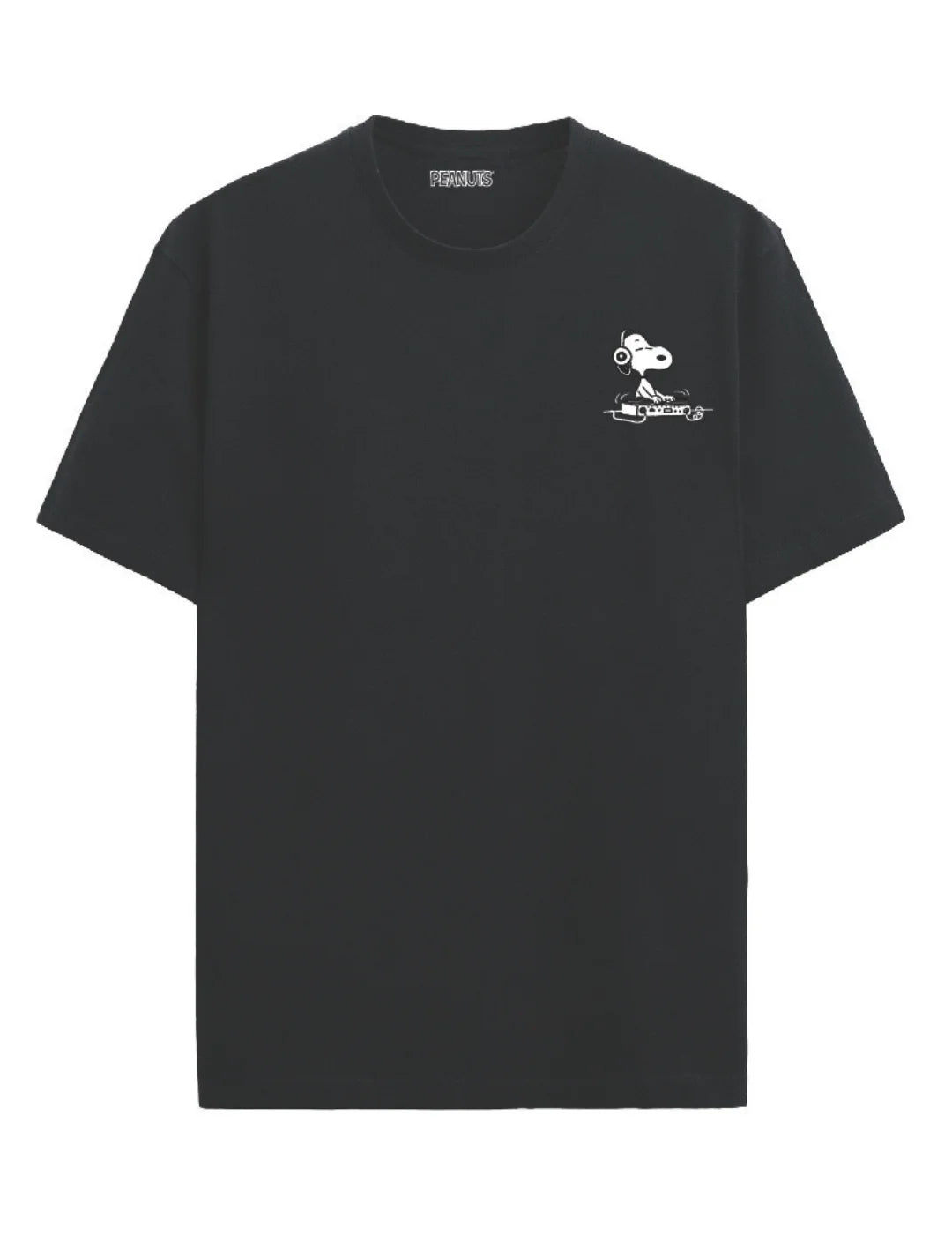 Camiseta ONLY&SONS Peanuts Disk Negro | Bicos de Fío