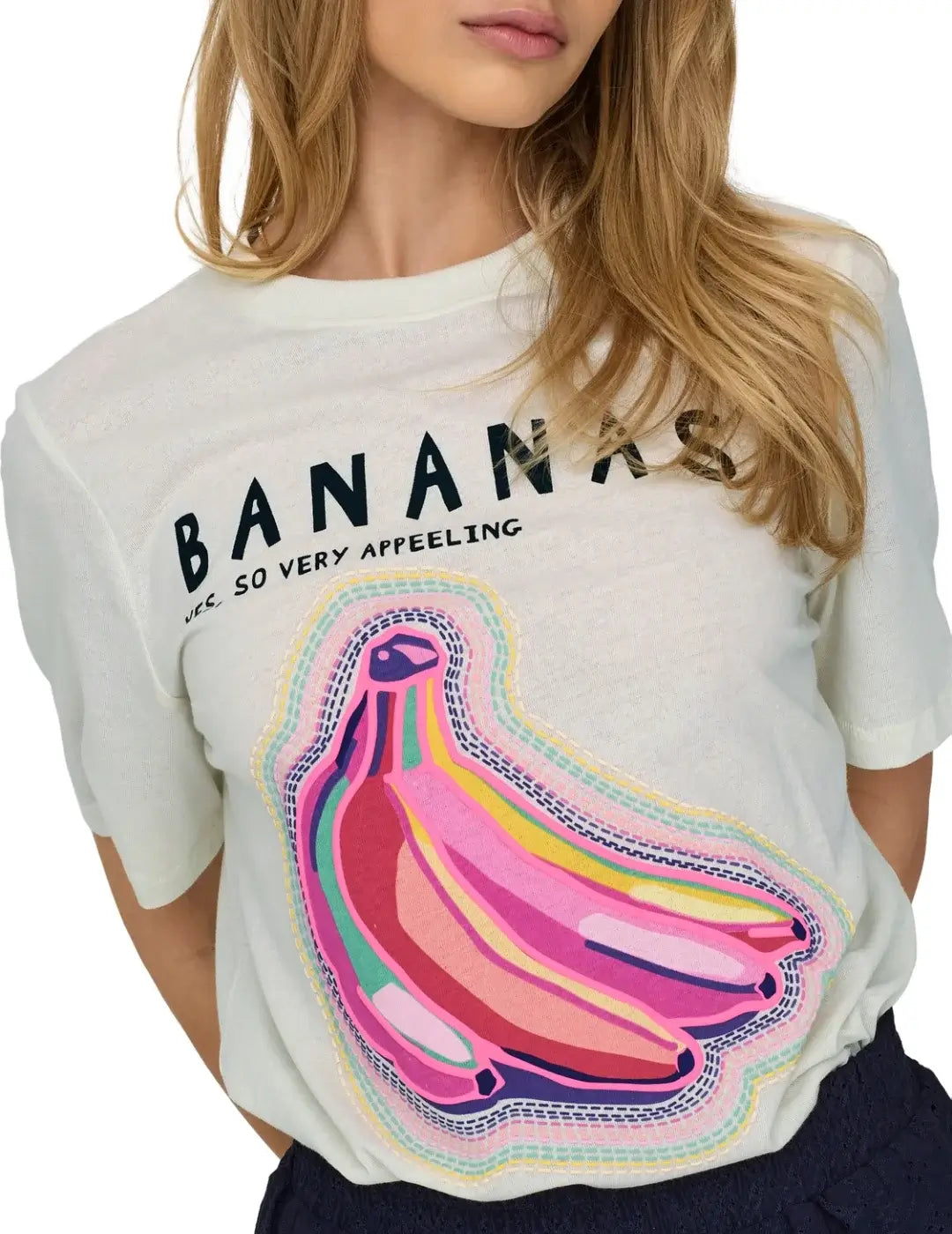 Camiseta Only Bananas Blanco | Bicos de Fío