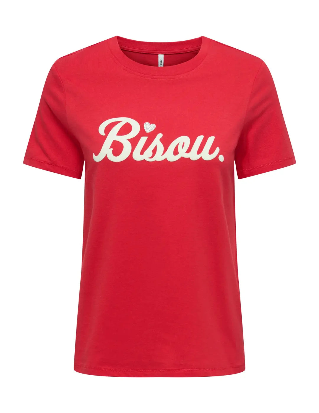 Camiseta ONLY Celina Rojo | Bicos de Fío