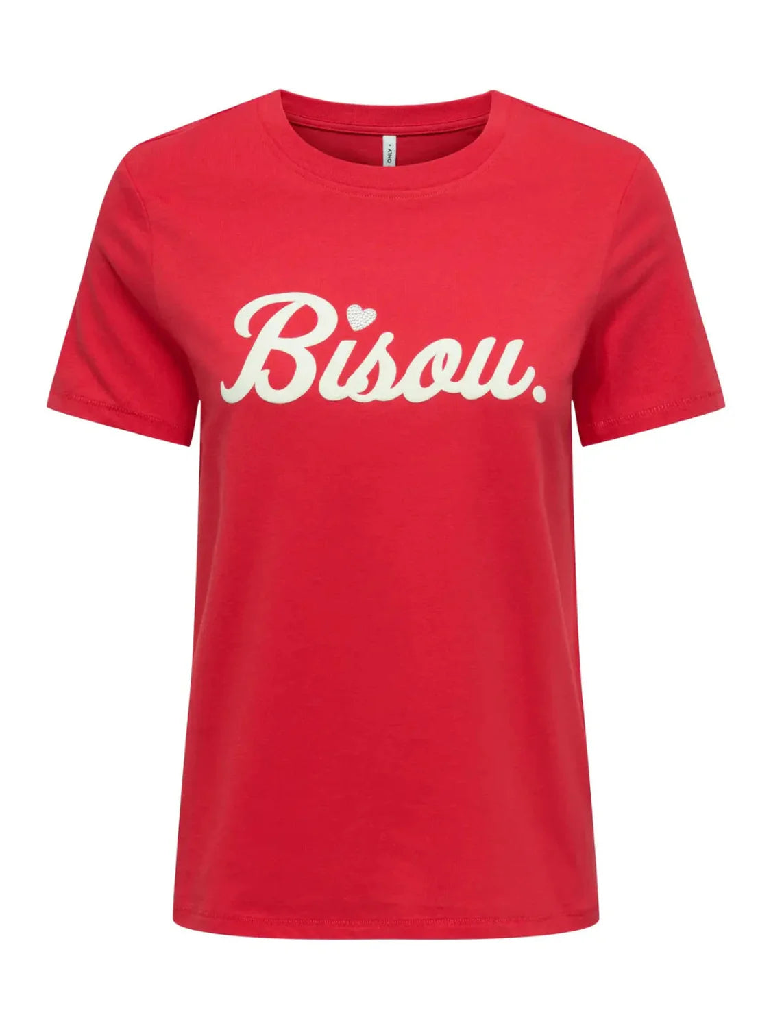 Camiseta ONLY Celina Rojo | Bicos de Fío