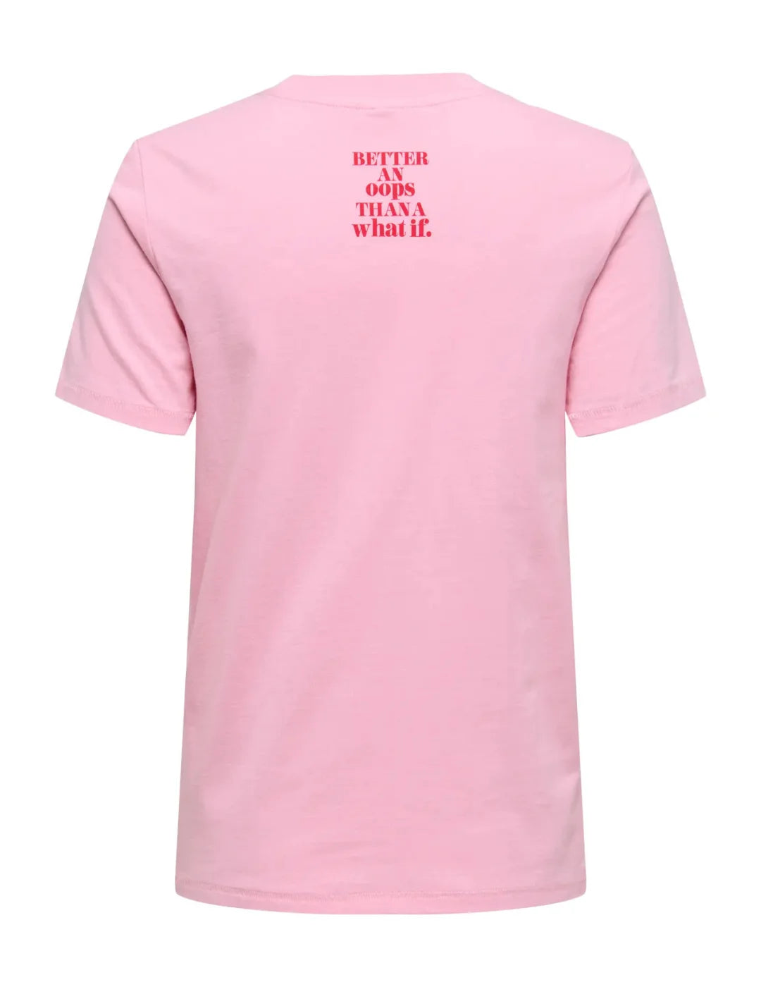 Camiseta ONLY Celina Rosa | Bicos de Fío