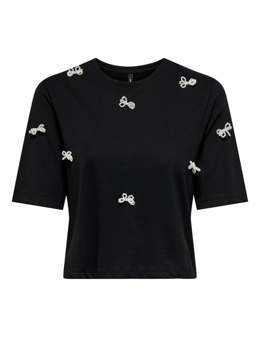 Camiseta ONLY Joni Negro | Bicos de Fío