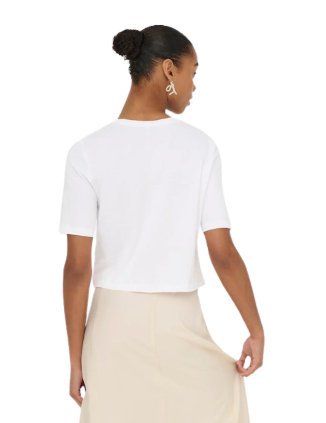 Camiseta ONLY Joni Blanco | Bicos de Fío
