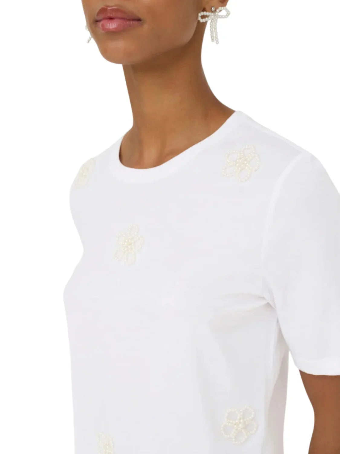 Camiseta ONLY Joni Blanco | Bicos de Fío