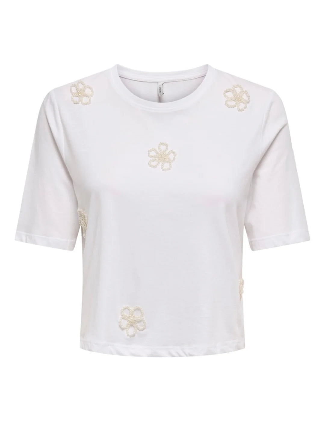 Camiseta ONLY Joni Blanco | Bicos de Fío