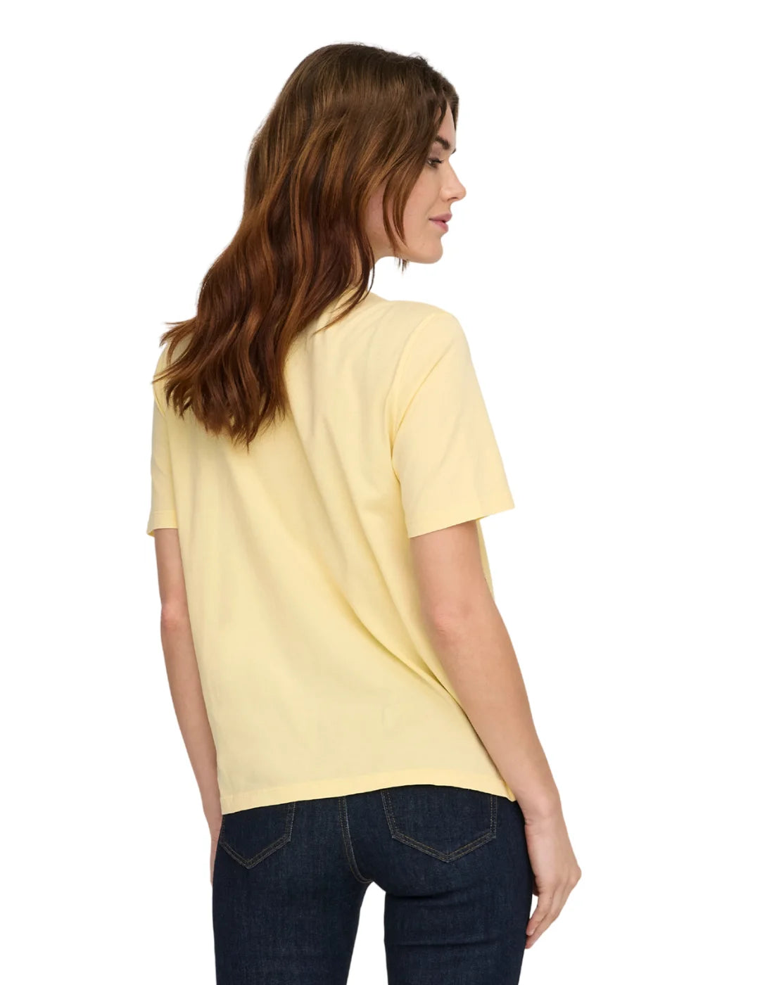 Camiseta ONLY Lucy Limoncello Amarillo | Bicos de Fío