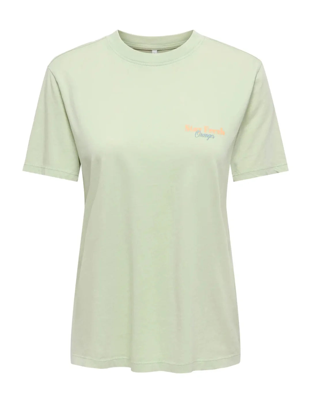 Camiseta ONLY Lucy Stay Fresh Verde | Bicos de Fío