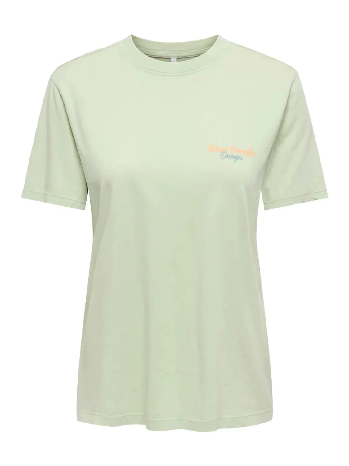 Camiseta ONLY Lucy Stay Fresh Verde | Bicos de Fío