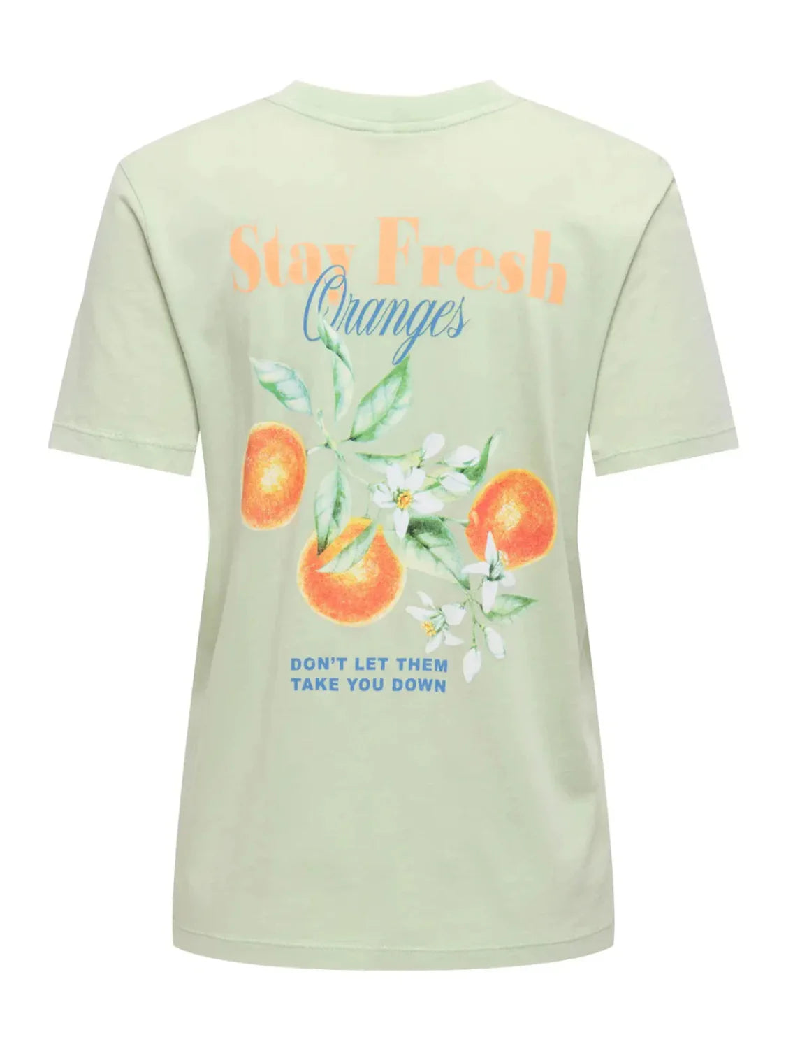 Camiseta ONLY Lucy Stay Fresh Verde | Bicos de Fío