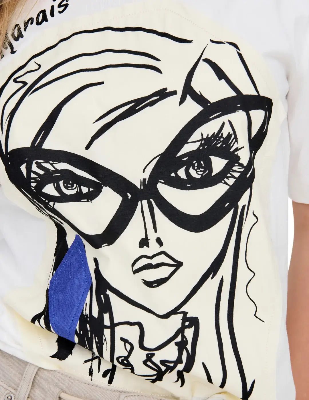 Camiseta Only Onlkate Le Marais Blanco | Bicos de Fío