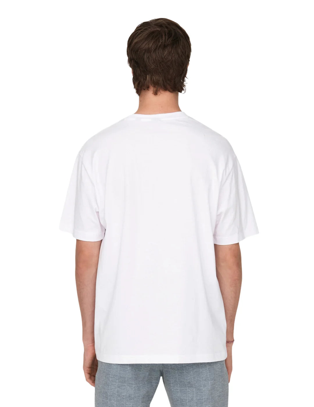 Camiseta ONLY & SONS Fred Blanco | Bicos de Fío