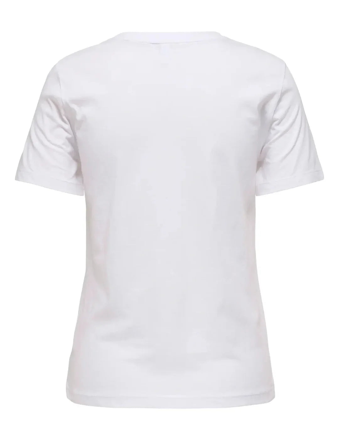 Camiseta ONLY Teddy Talk Blanco | Bicos de Fío