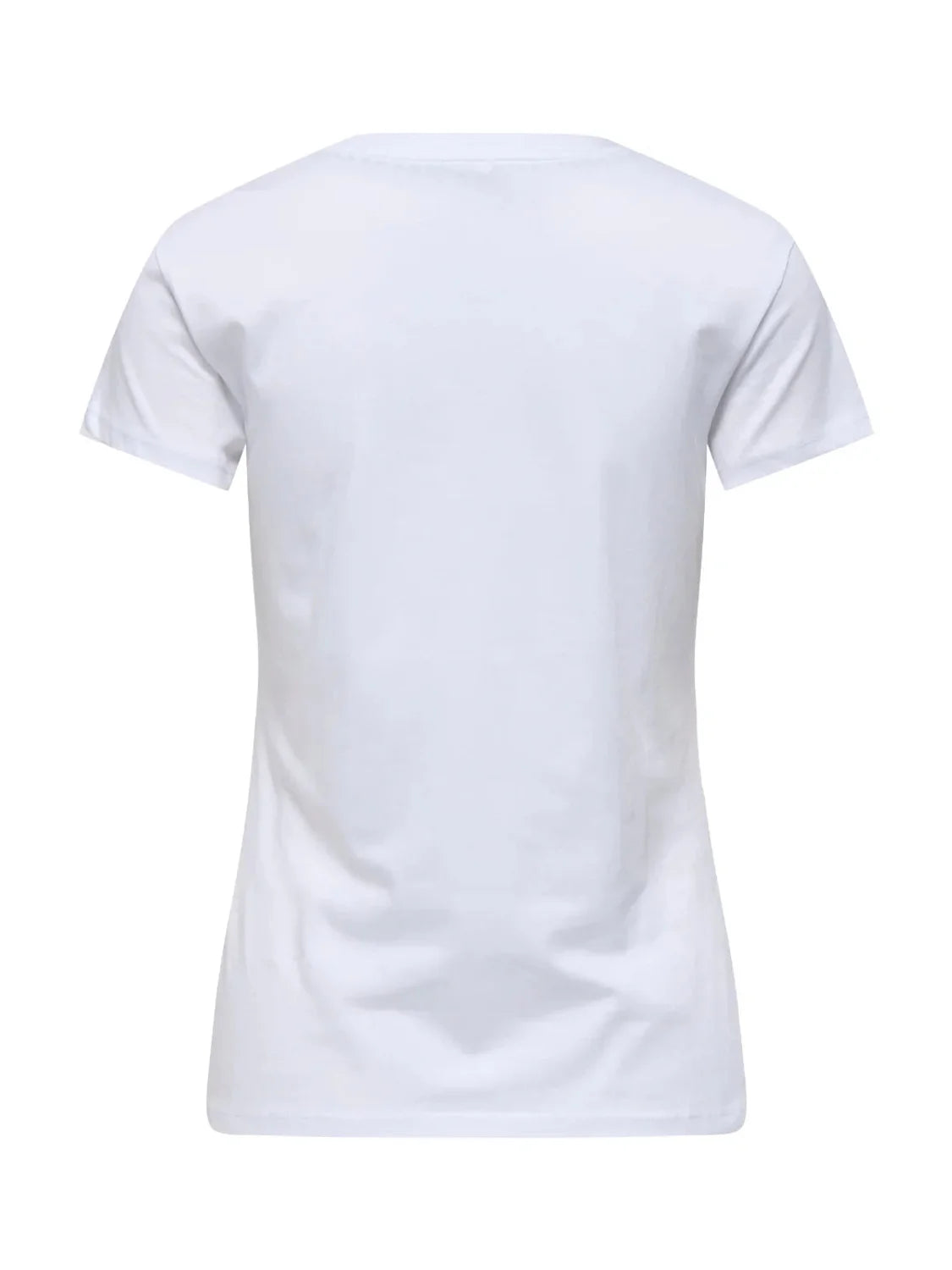 Camiseta ONLY Vibe Rebel Blanco | Bicos de Fío