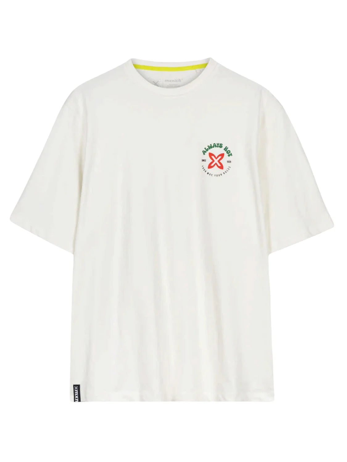 Camiseta Oversize Munich Chilly Blanco | Bicos de Fío