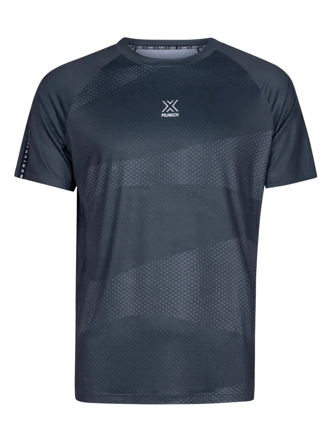Camiseta Pádel Munich Smash Negro | Bicos de Fío