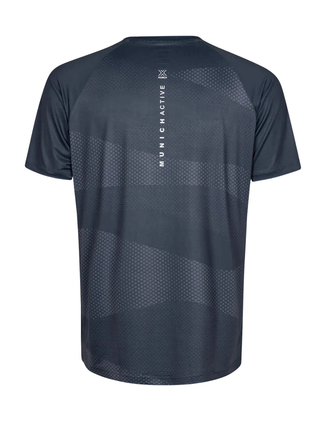 Camiseta Pádel Munich Smash Negro | Bicos de Fío