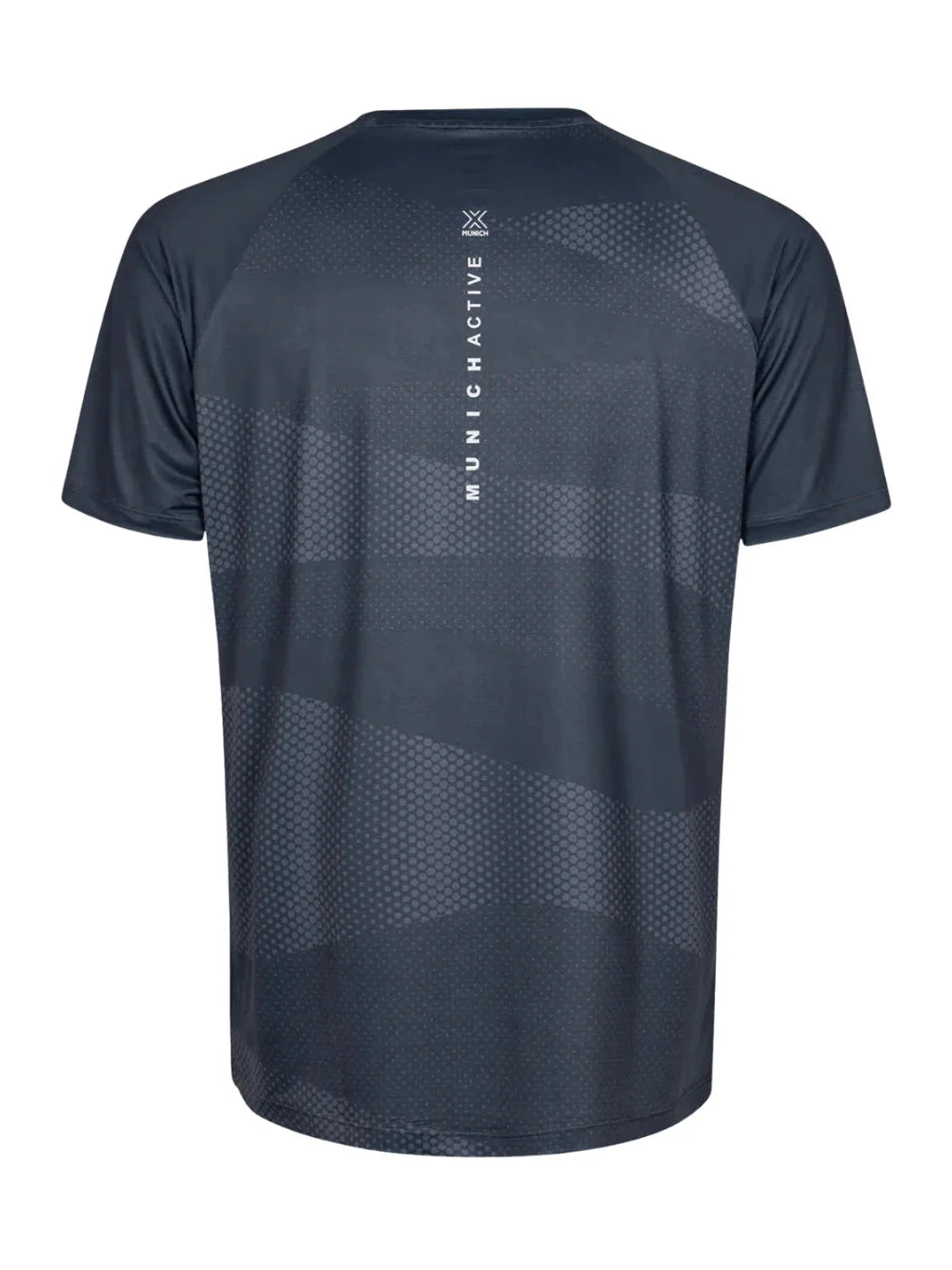 Camiseta Pádel Munich Smash Negro | Bicos de Fío