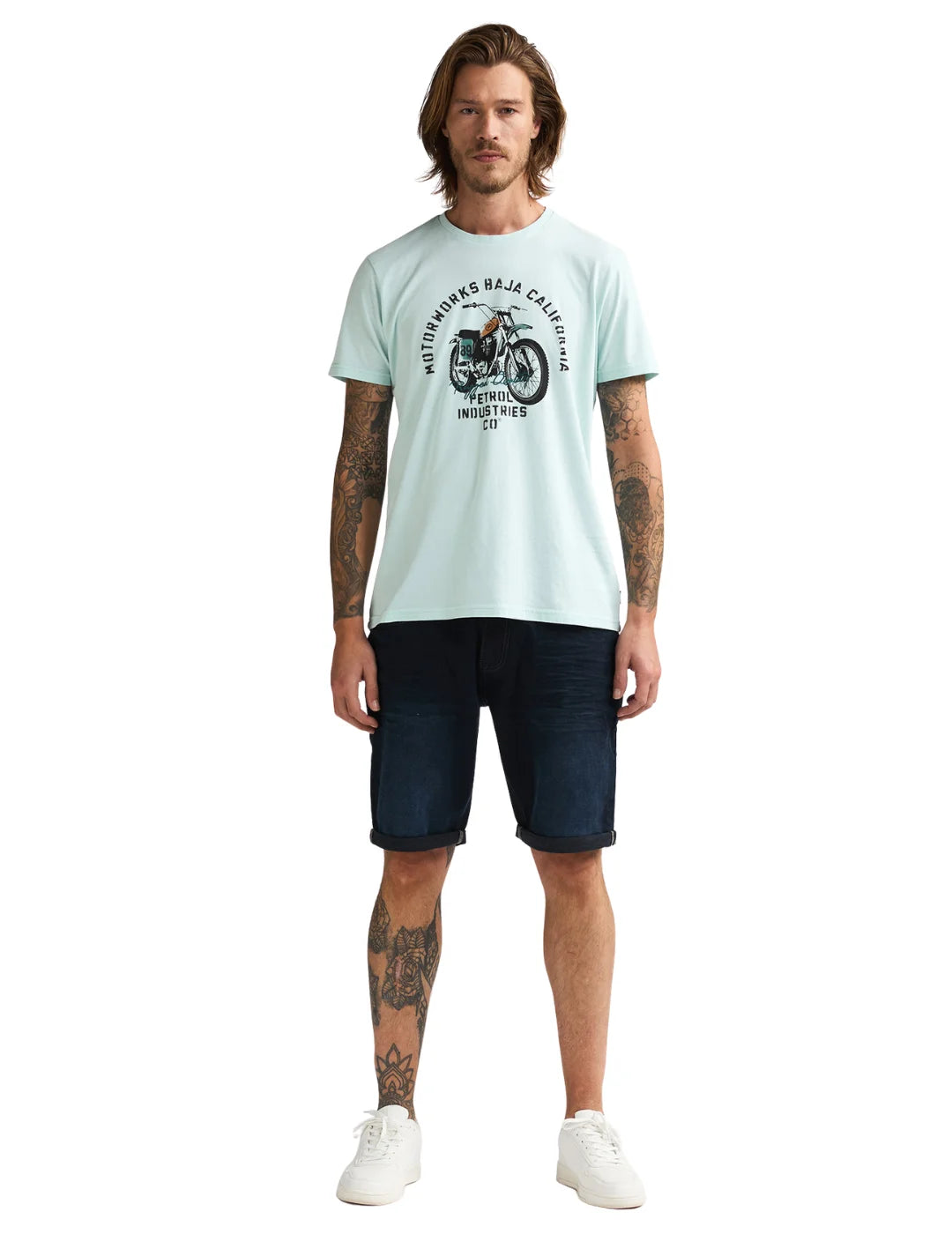 Camiseta Petrol Industries TSR707 Cool Mint | Bicos de Fío