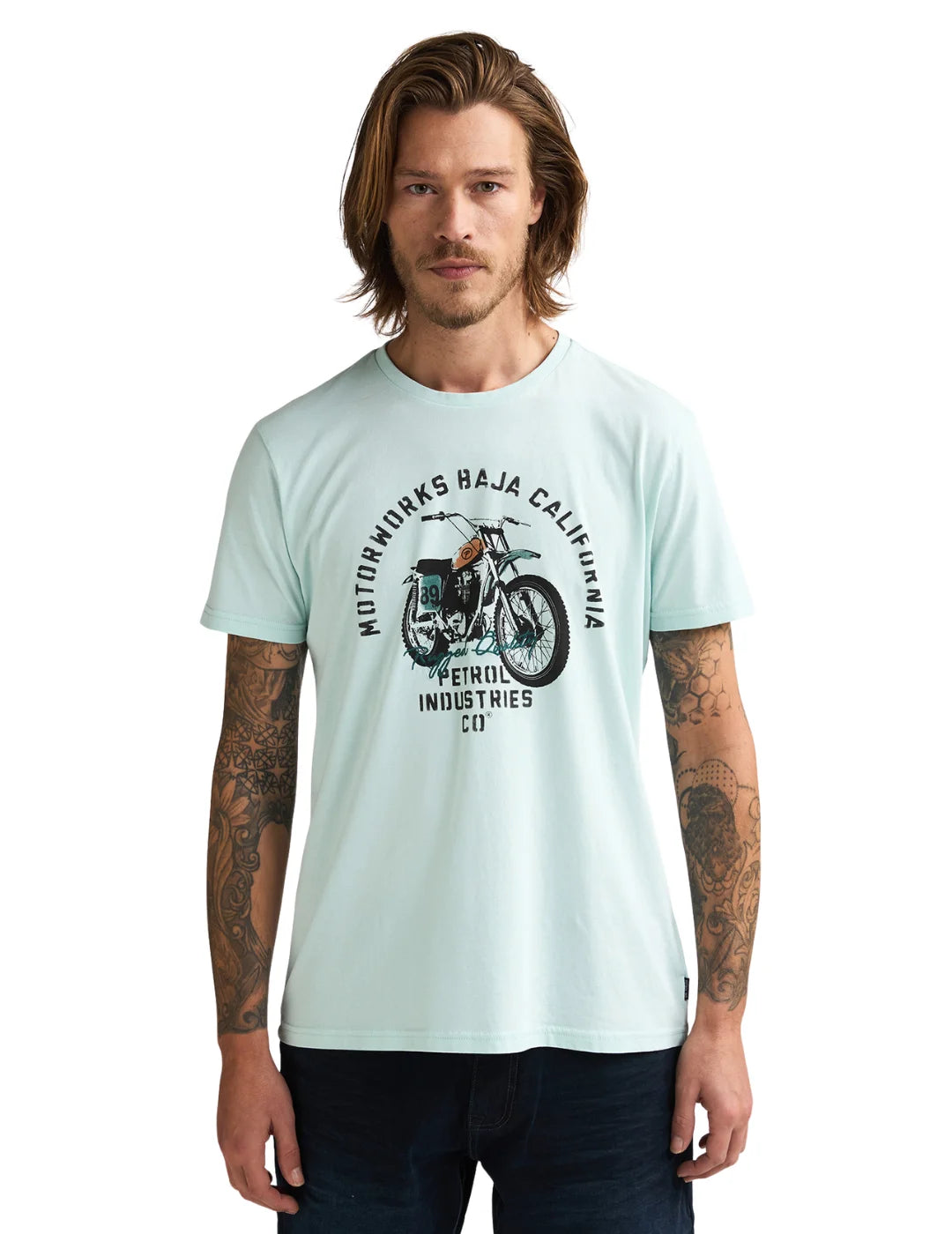 Camiseta Petrol Industries TSR707 Cool Mint | Bicos de Fío