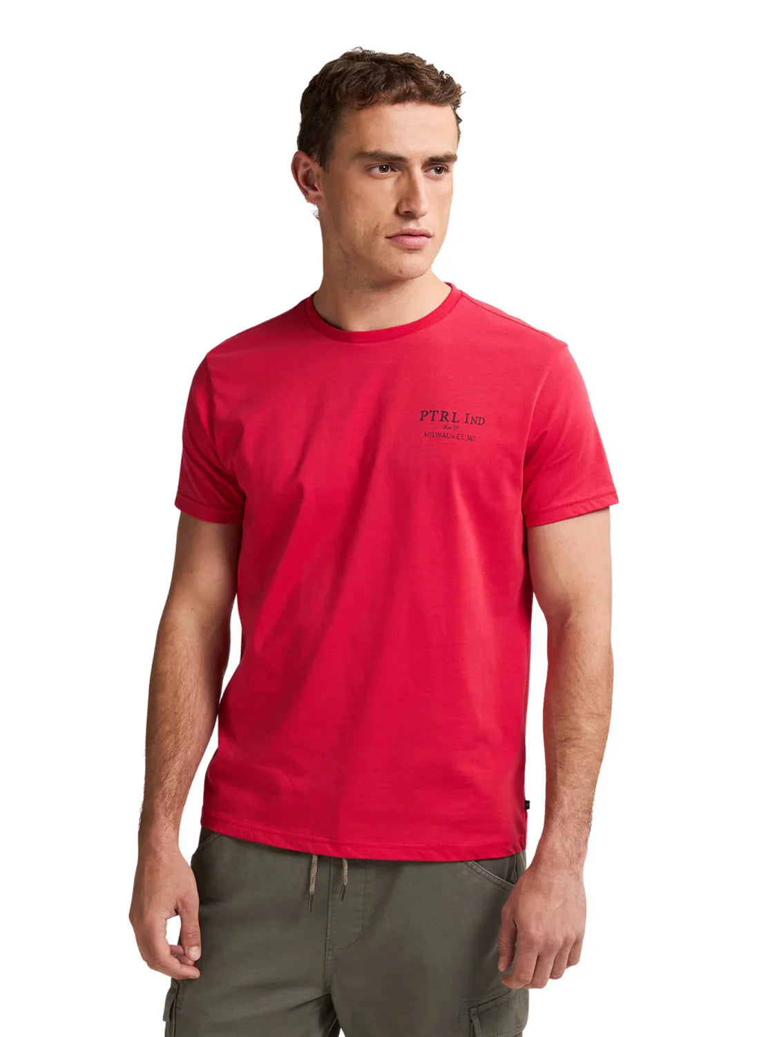 Camiseta Petrol Industries TSR603 Rojo | Bicos de Fío