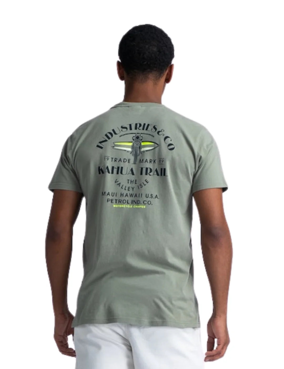 Camiseta Petrol Industries Hawaii Verde | Bicos de Fío