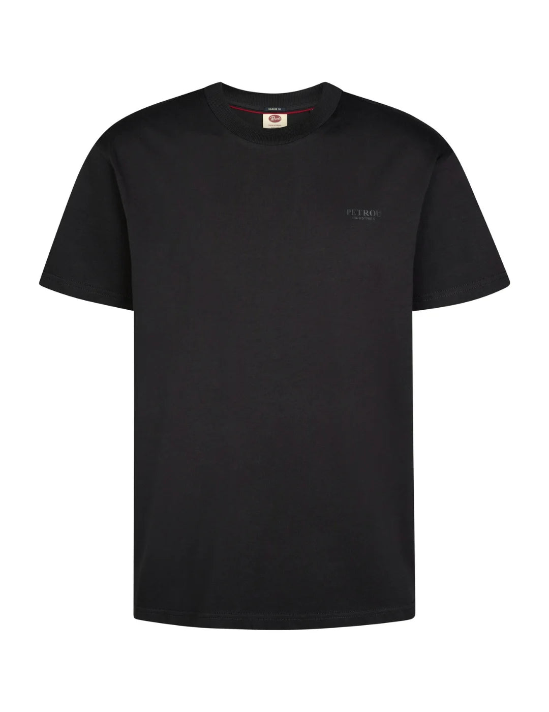 Camiseta Petrol Industries Iron Steel Negro | Bicos de Fío