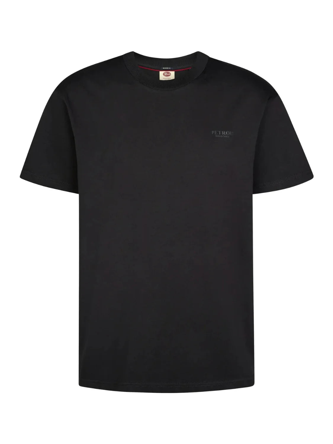 Camiseta Petrol Industries Iron Steel Negro | Bicos de Fío