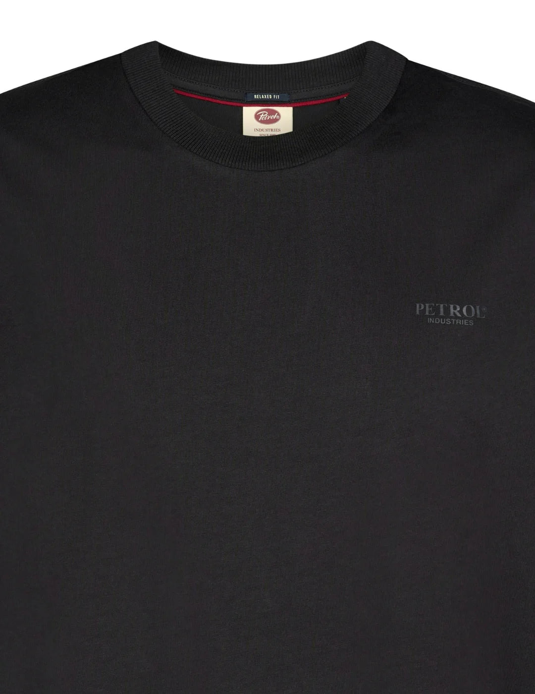 Camiseta Petrol Industries Iron Steel Negro | Bicos de Fío