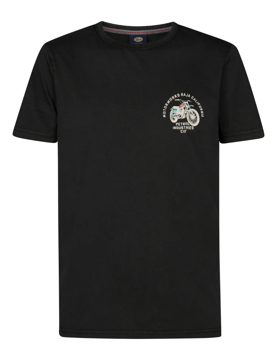 Camiseta Petrol Industries Motorworks Negro | Bicos de Fío