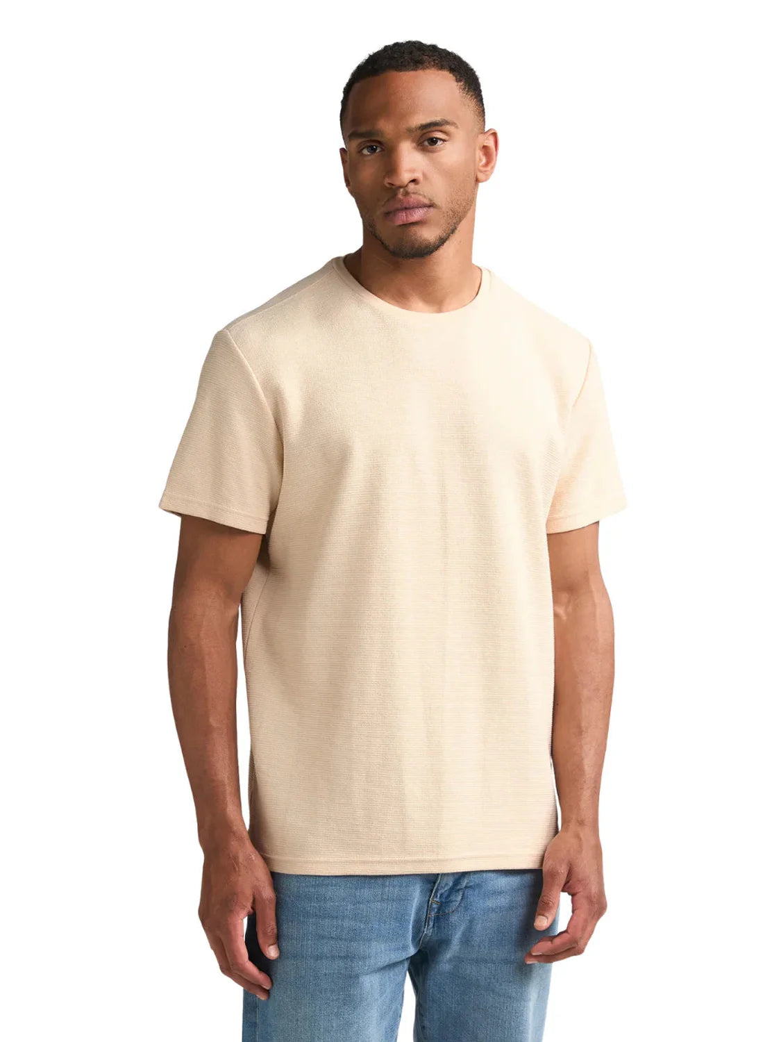Camiseta Petrol Industries Owens Crema | Bicos de Fío