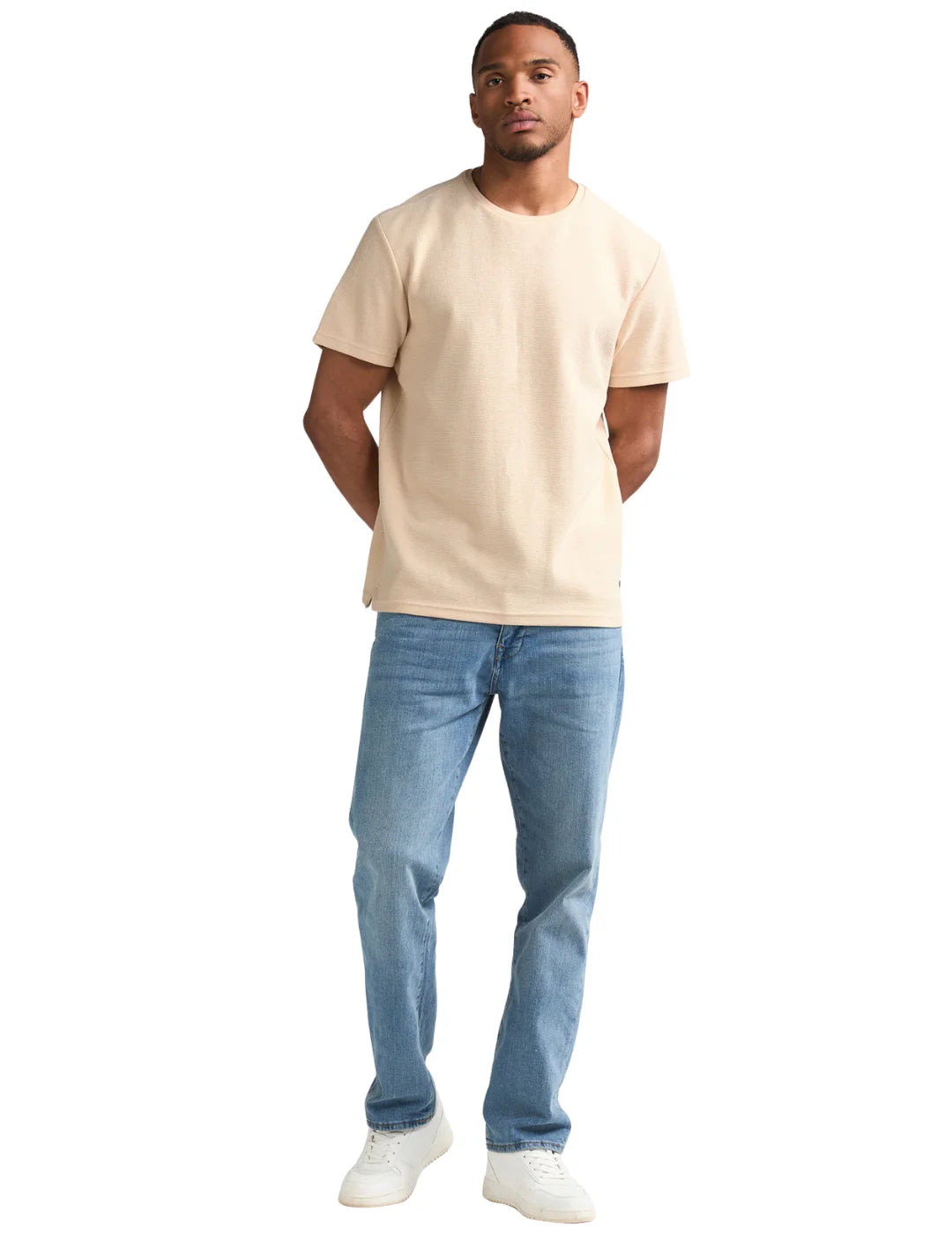Camiseta Petrol Industries Owens Crema | Bicos de Fío