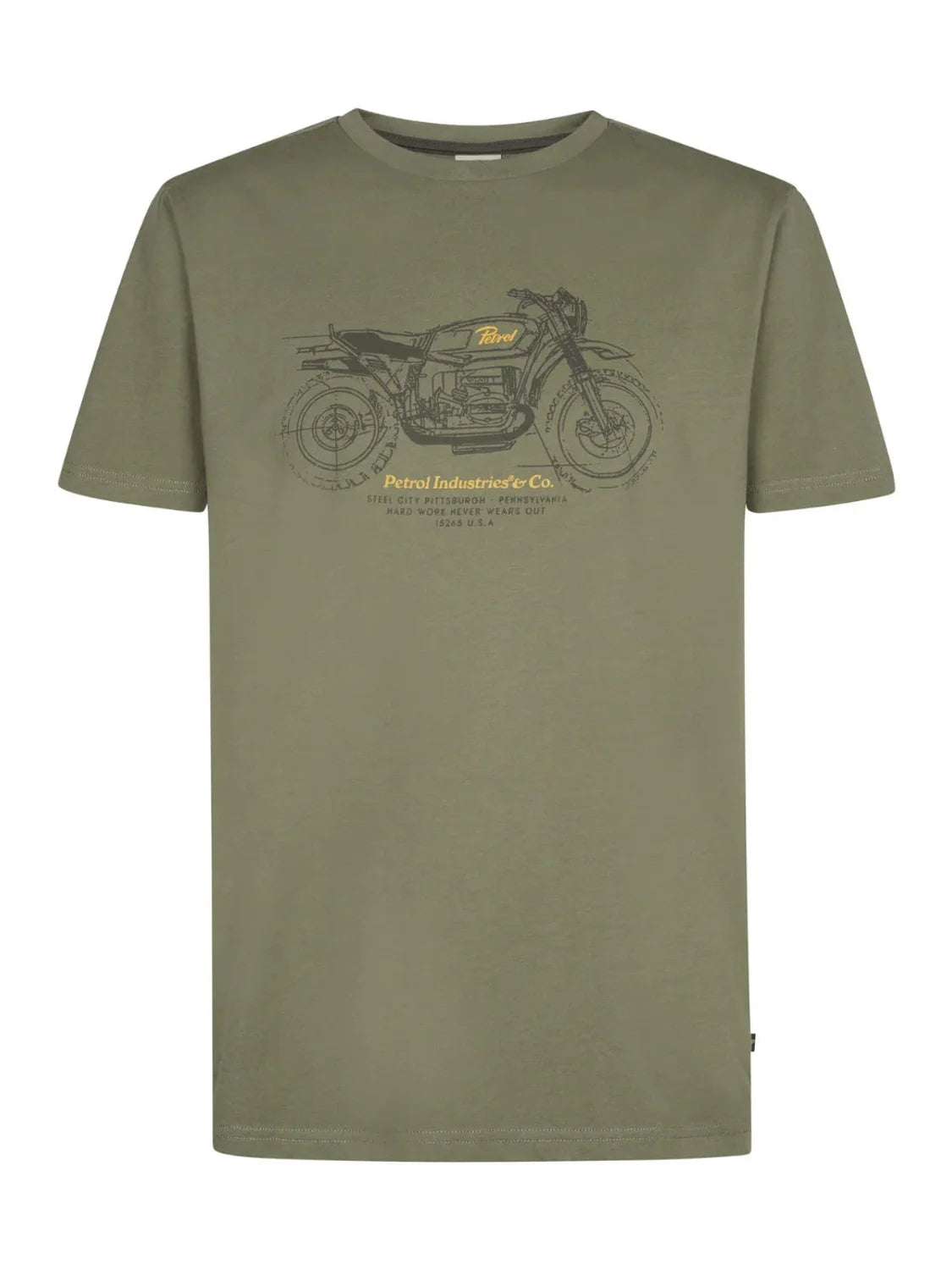 Camiseta Petrol Industries TSR139 Verde | Bicos de Fío