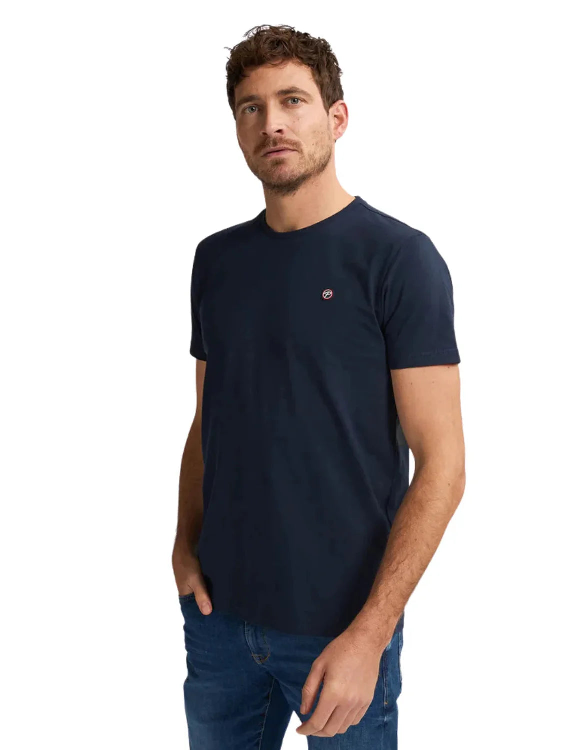 Camiseta Petrol Industries Windward Azul Marino | Bicos de Fío