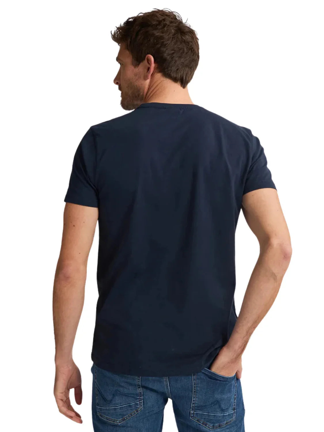 Camiseta Petrol Industries Windward Azul Marino | Bicos de Fío