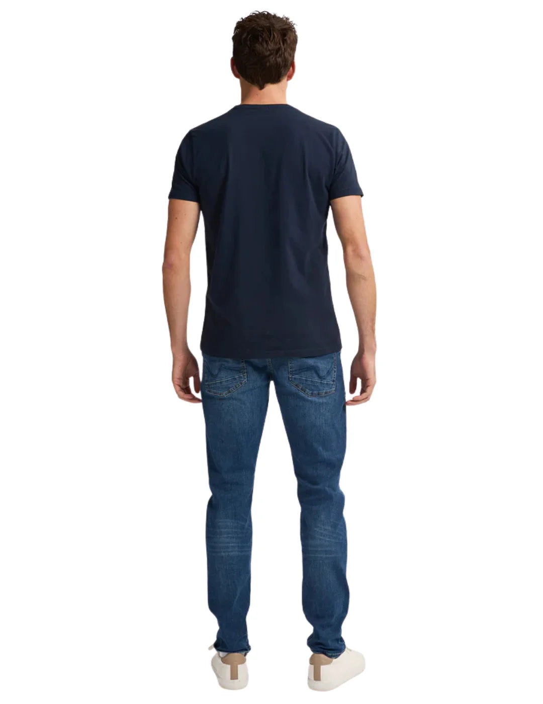 Camiseta Petrol Industries Windward Azul Marino | Bicos de Fío