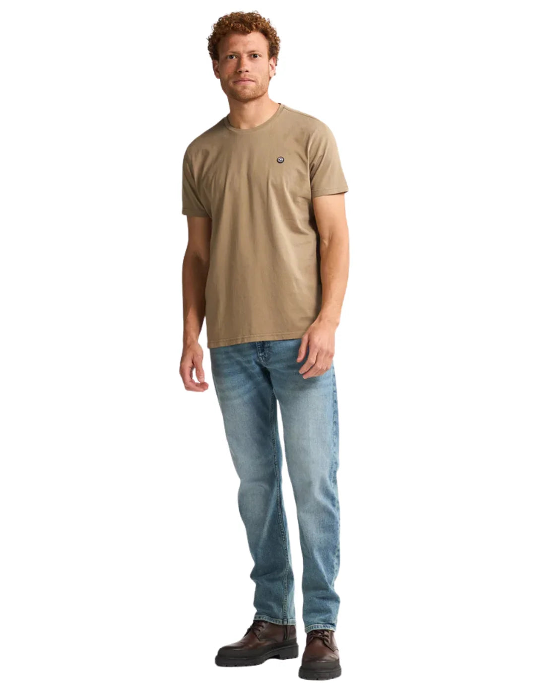 Camiseta Petrol Industries Windward Camel | Bicos de Fío