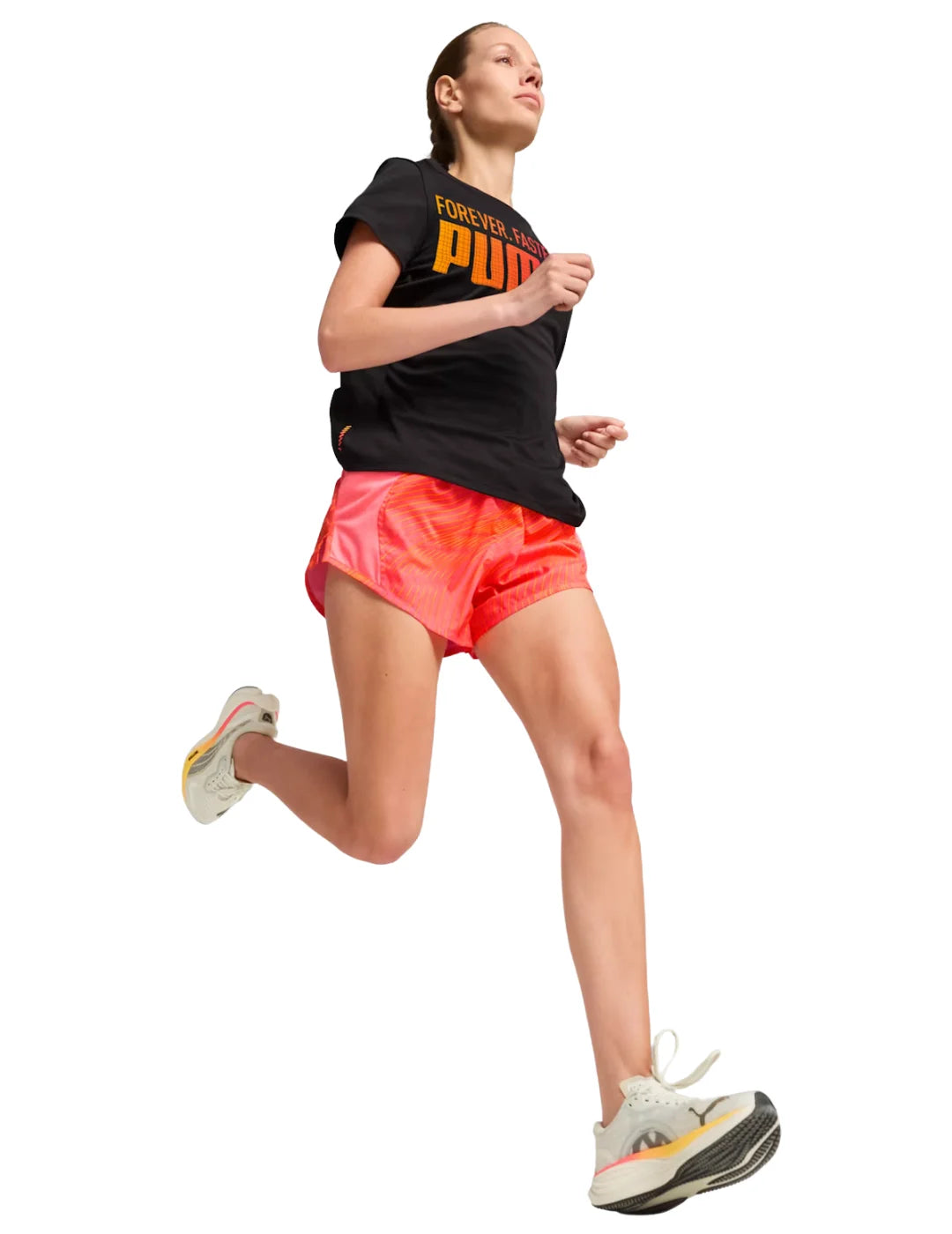 Camiseta PUMA Run Forever Faster Negro | Bicos de Fío