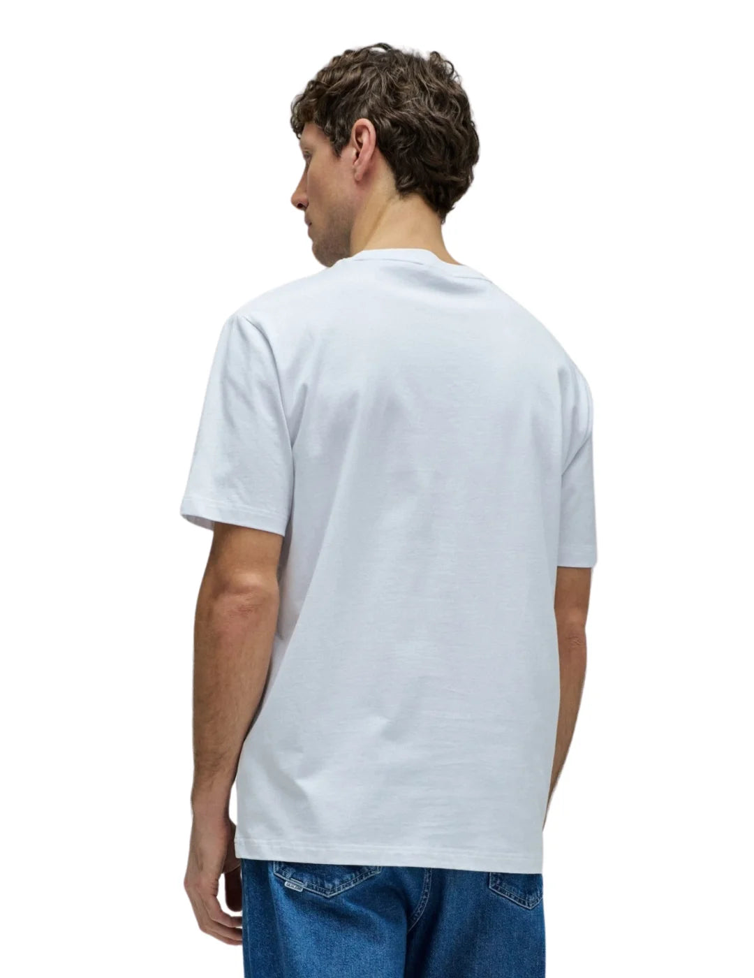 Camiseta Básica Salsa Jeans Logo Blanco | Bicos de Fío