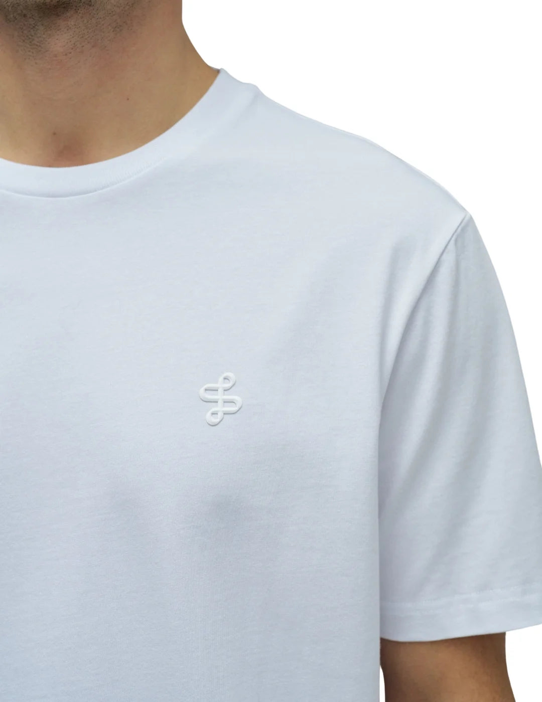 Camiseta Básica Salsa Jeans Logo Blanco | Bicos de Fío
