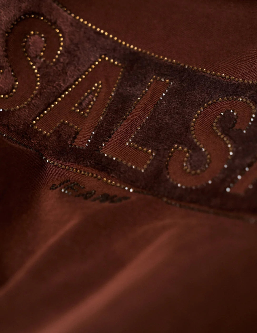 Camiseta Salsa Jeans Branding Piel Marrón | Bicos de Fío