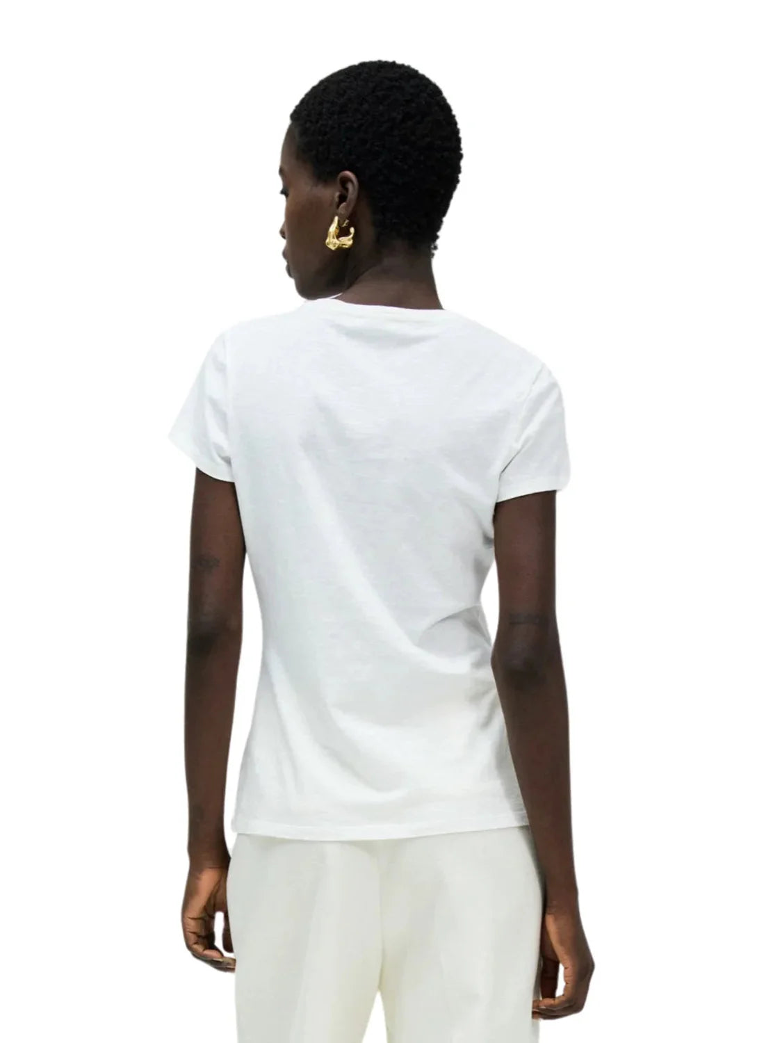 Camiseta Salsa Jeans Cerezas Blanco | Bicos de Fío