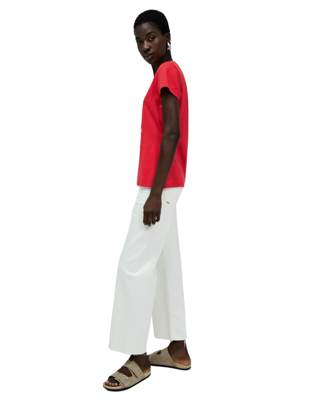 Camiseta Salsa Jeans Cerezas Rojo | Bicos de Fío