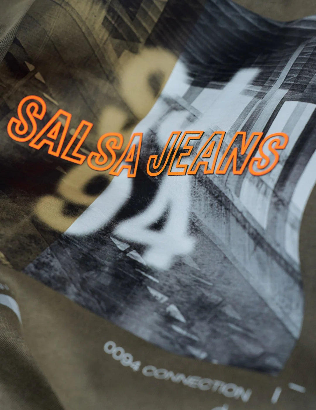 Camiseta Salsa Jeans Dye 3D Print Verde | Bicos de Fío