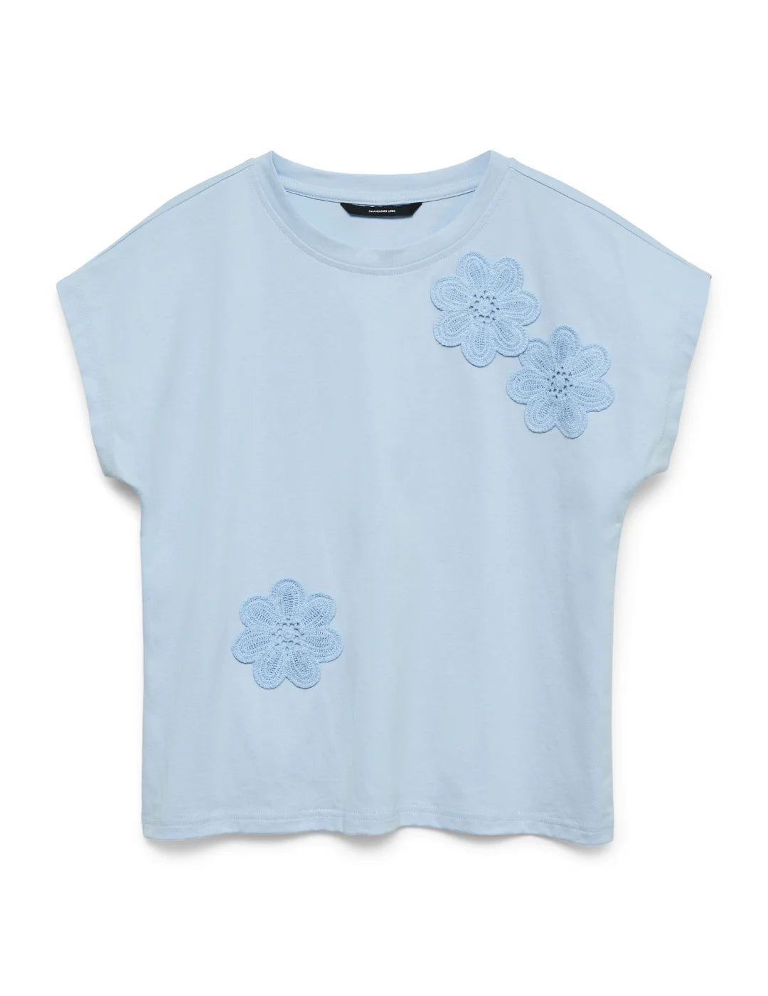 Camiseta Vero Moda Lillibet Azul | Bicos de Fío