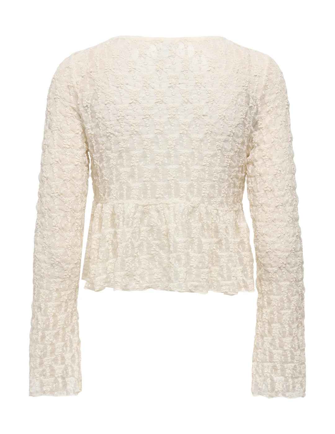 Cárdigan ONLY Aya Lace Crudo | Bicos de Fío
