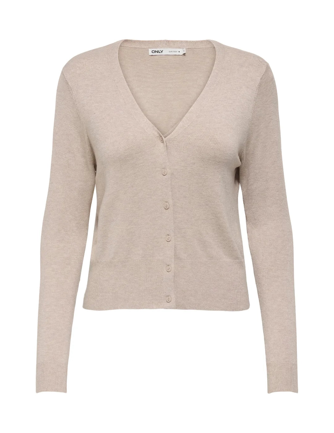 Cárdigan De Punto ONLY Venice Beige | Bicos de Fío