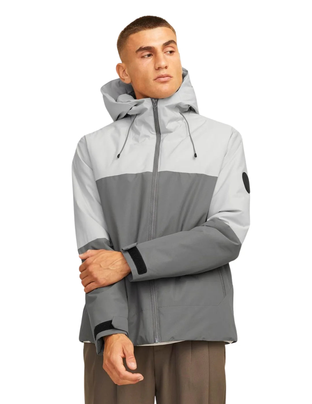 Chaqueta Jack&Jones Jcoaiden Gris | Bicos de Fío