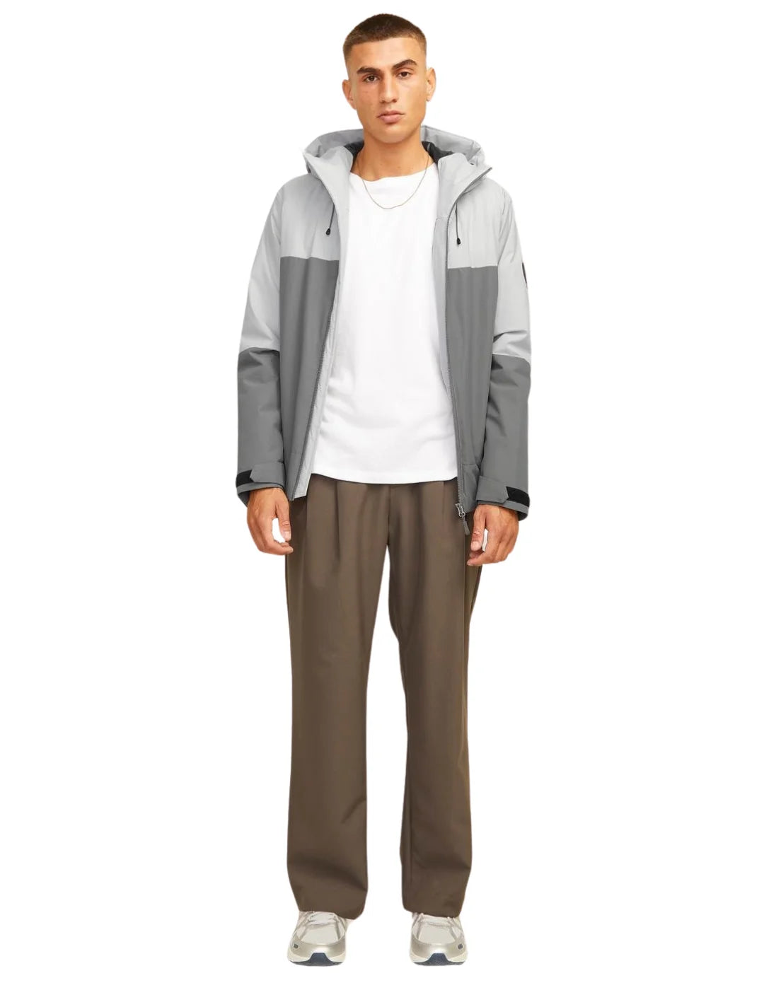 Chaqueta Jack&Jones Jcoaiden Gris | Bicos de Fío